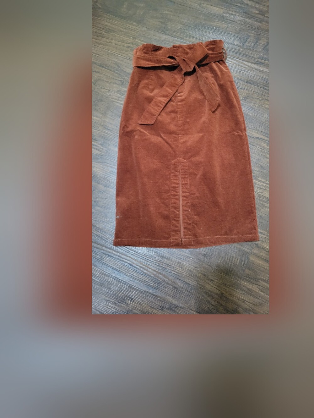 Men's Corduroy Skirt in Rust - Classic Casual